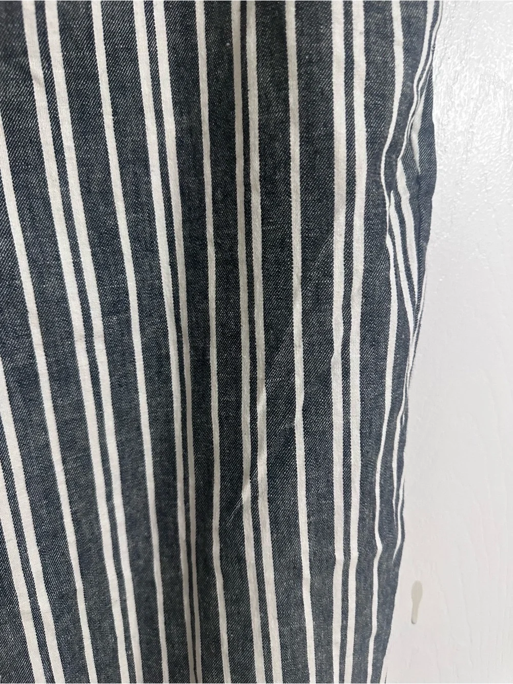 Banana Republic Avery Linen Blend Striped Ankle Pants Women’s Size 6